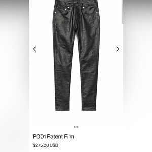 Black Patent Leather Pants
